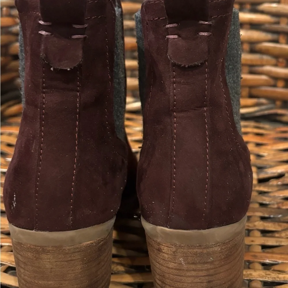 DV by Dolce Vita Burgundy Ankle Boots